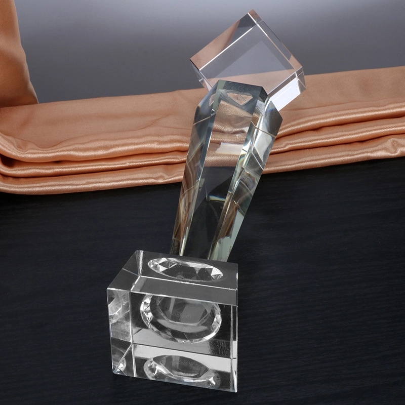 Crystal Mounted Square Award 5