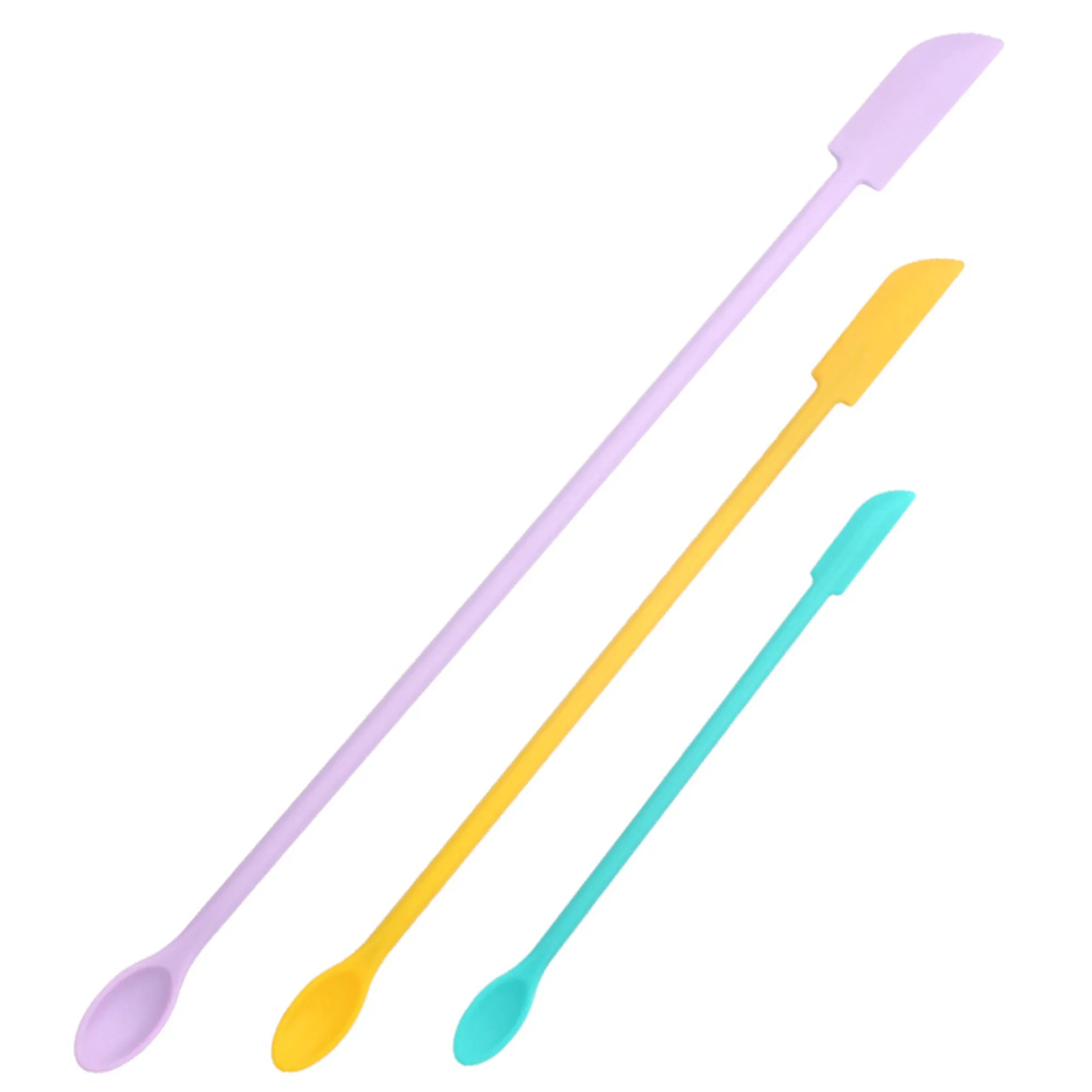 Three Sets Of Double-ended Silicone Spatula 4