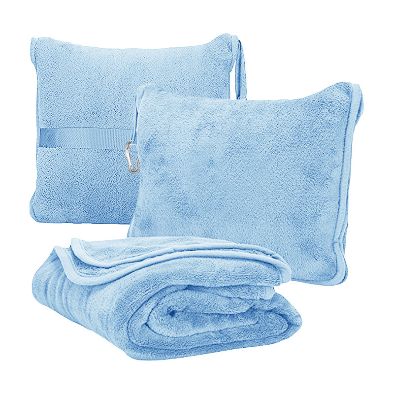 Premium Soft Long Travel Blanket Pillow 3