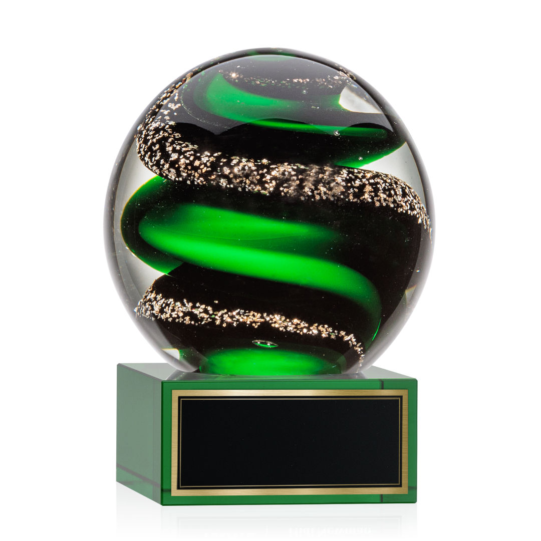 Zodiac Award on Hancock Base - Green 9