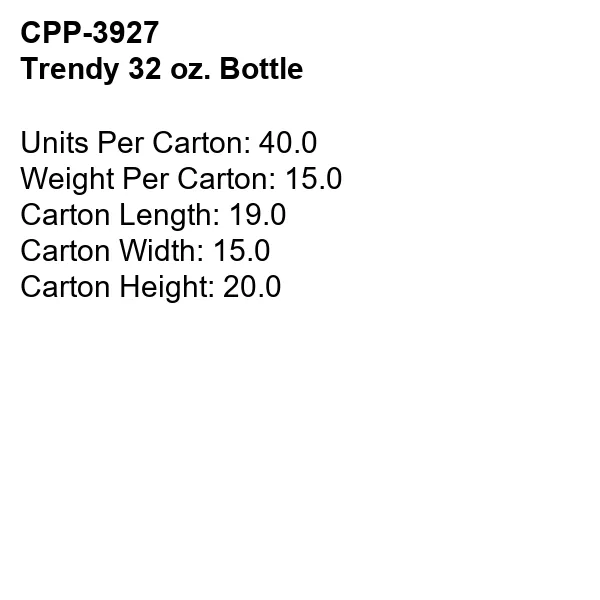Trendy 32 oz. Bottle 20
