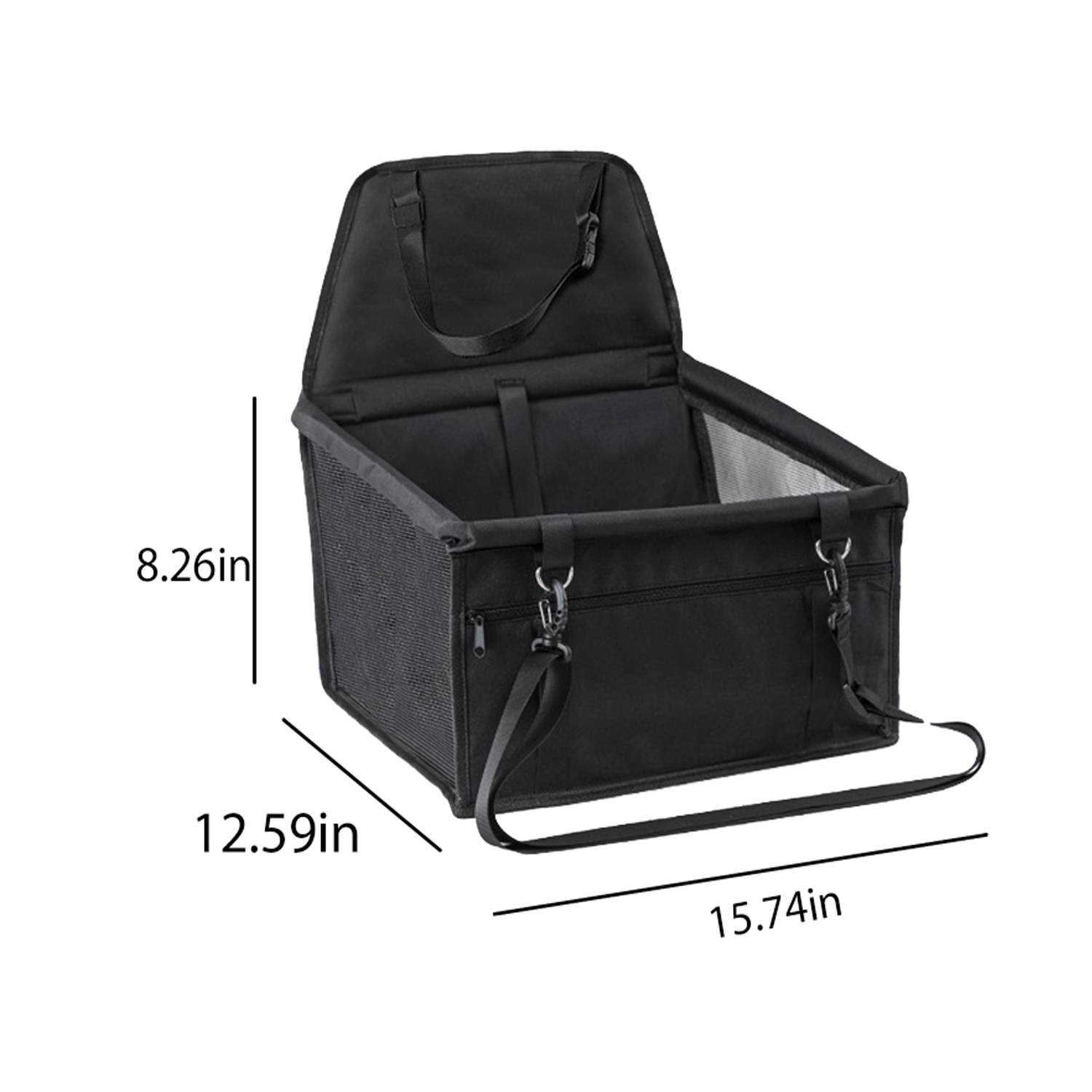 Pet Car Booster Seat Travel Carrier Cage 4