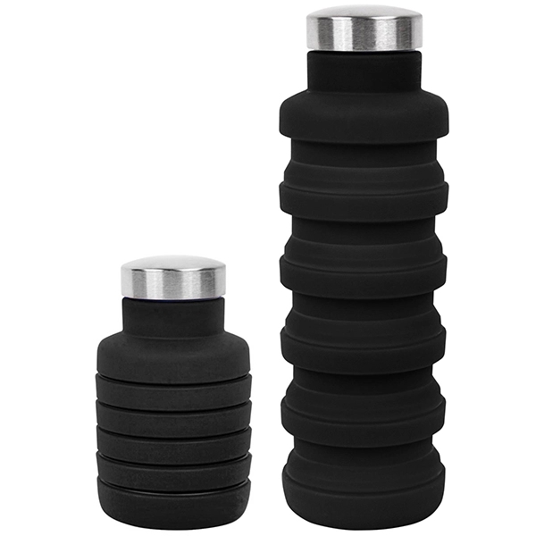 17oz Collapsible Silicon Water Bottle 9