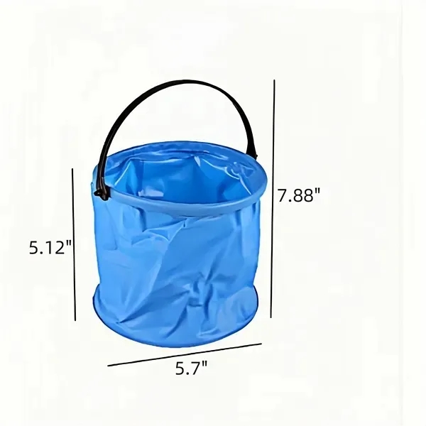 Portable Water Bucket with Collapsible Design and Handle 5
