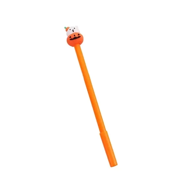 Halloween Pumpkin Ghost Bat Pens - Spooky Stationery Set 1