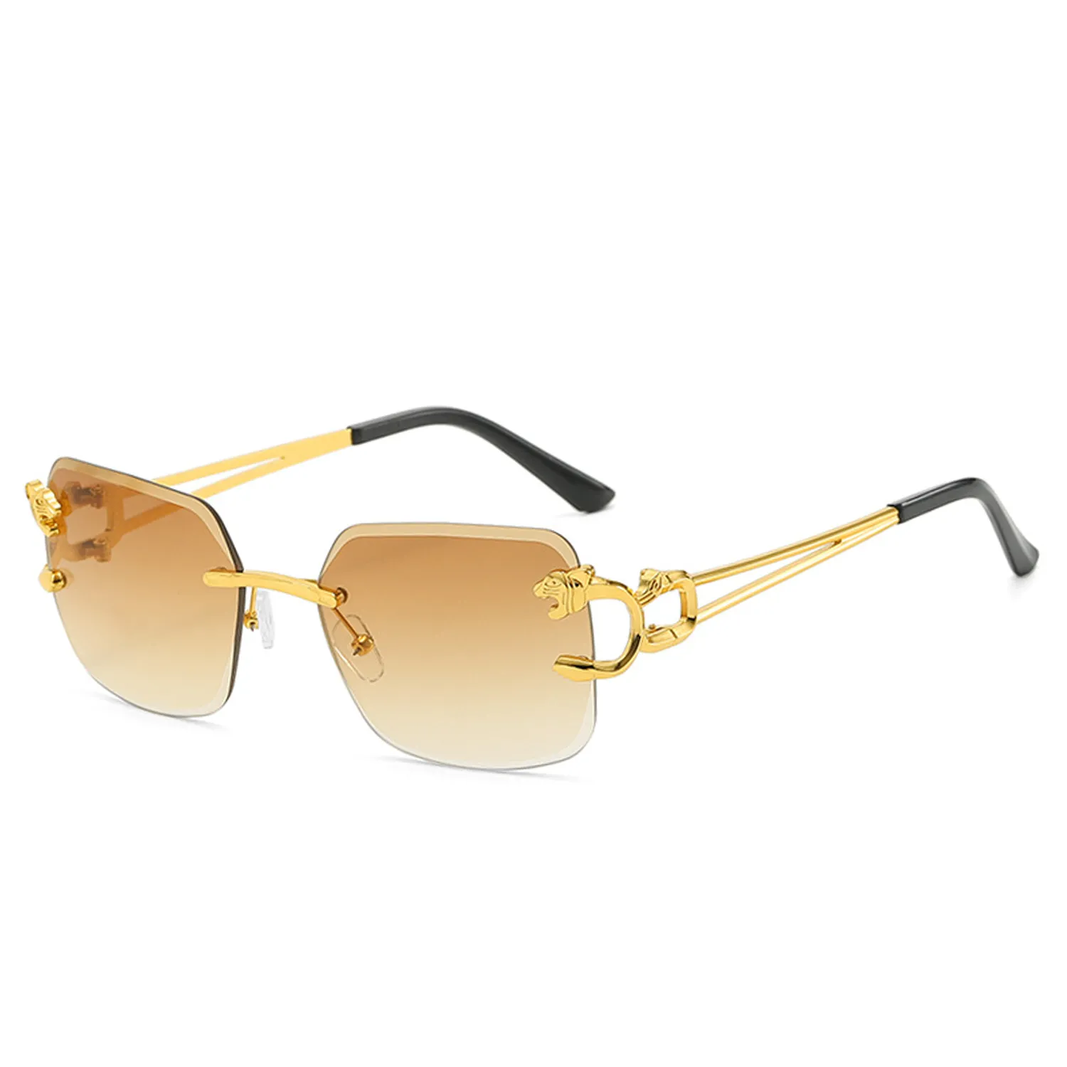 Rimless Square Sunglasses 6
