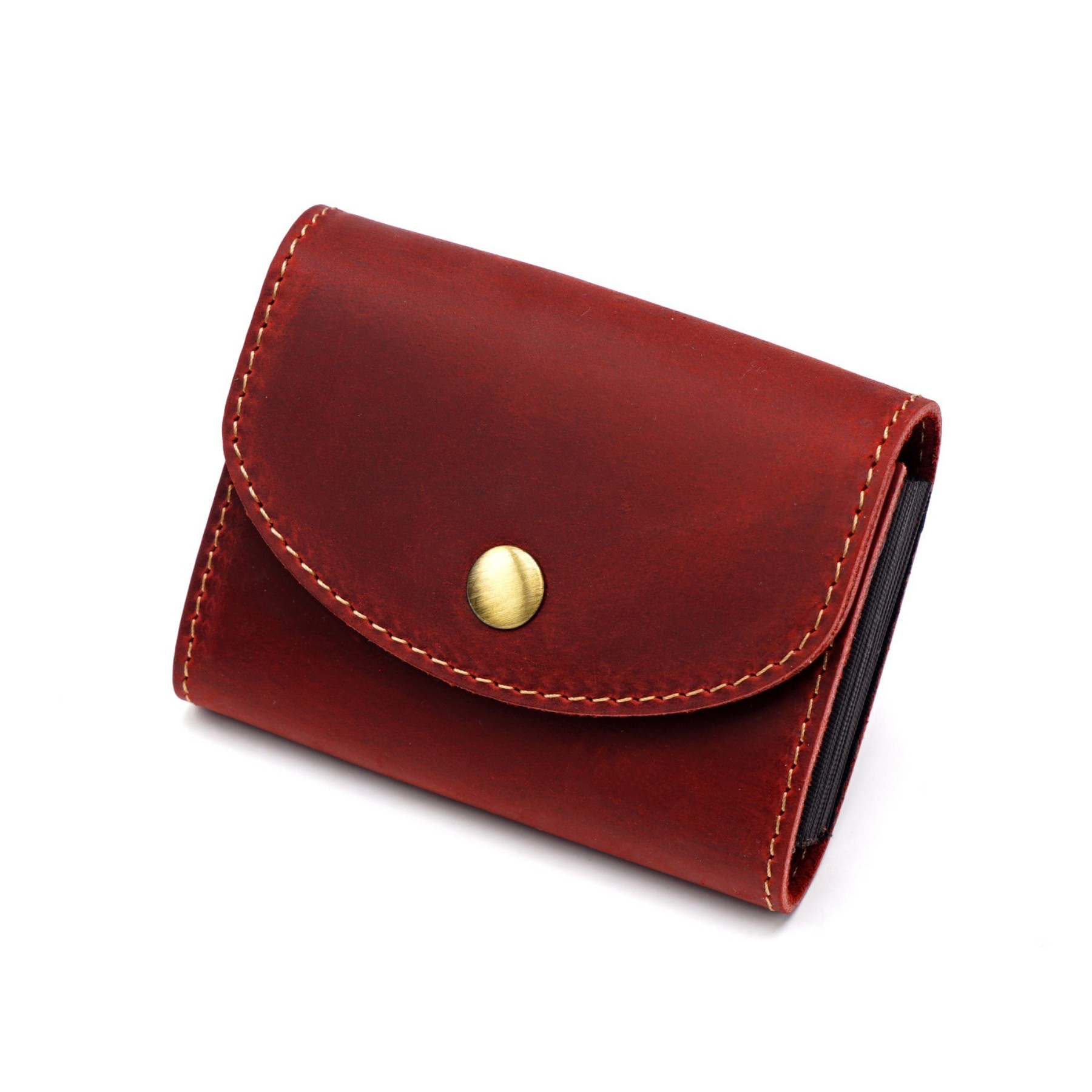 Cowhide Accordion Card Holder 3