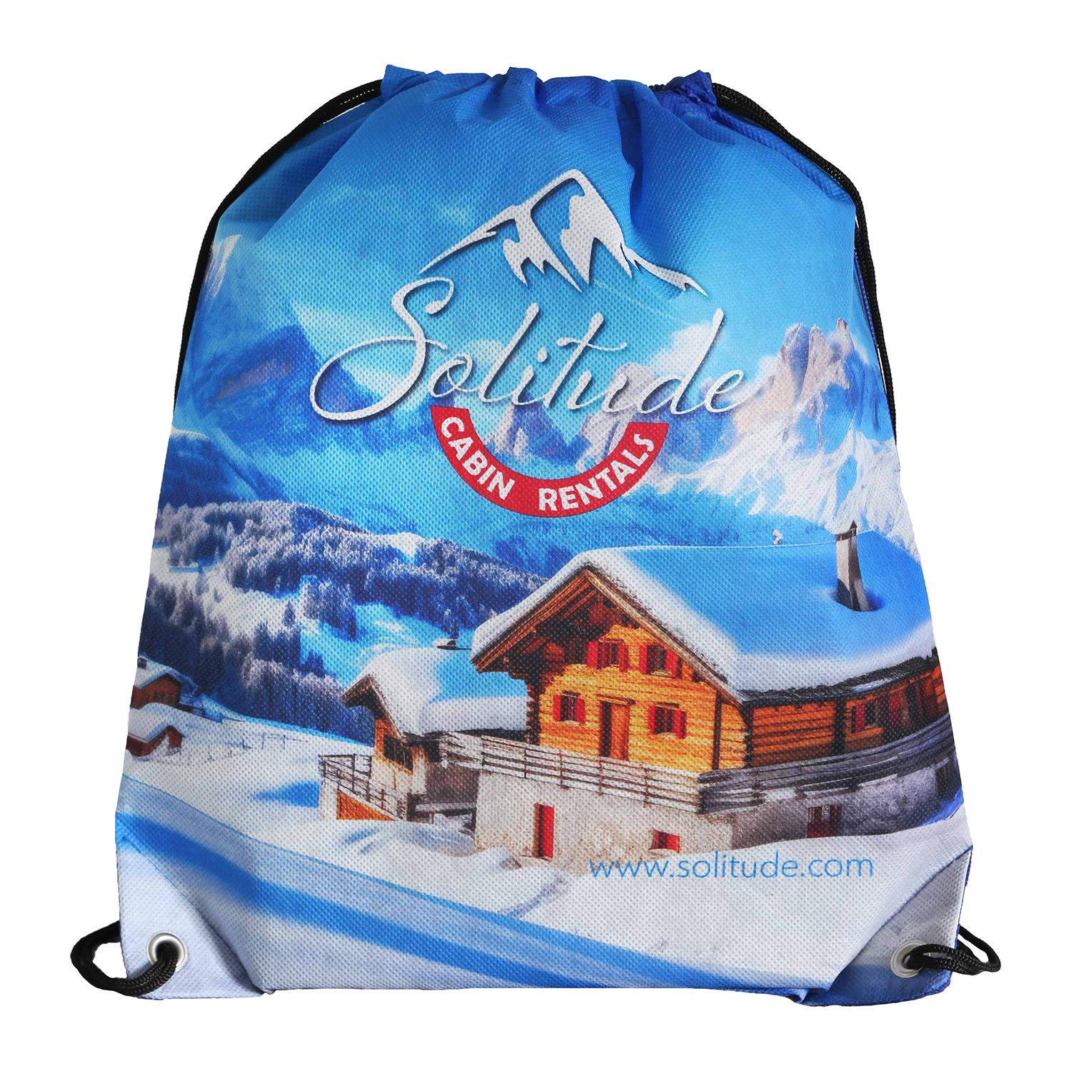 80GSM Non woven Drawstring Backpack 12
