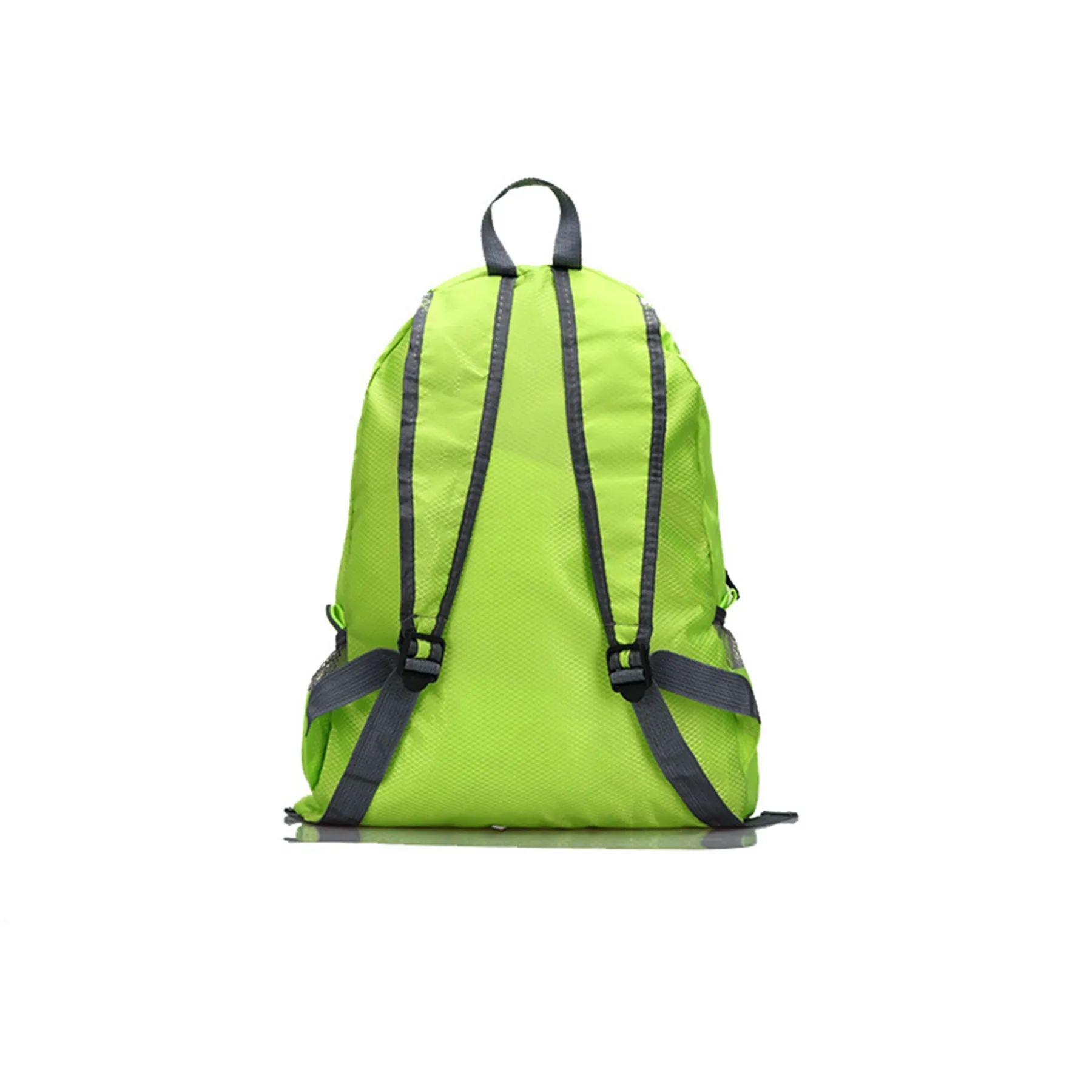 Waterproof Folding Diamond Plaid Backpack 4