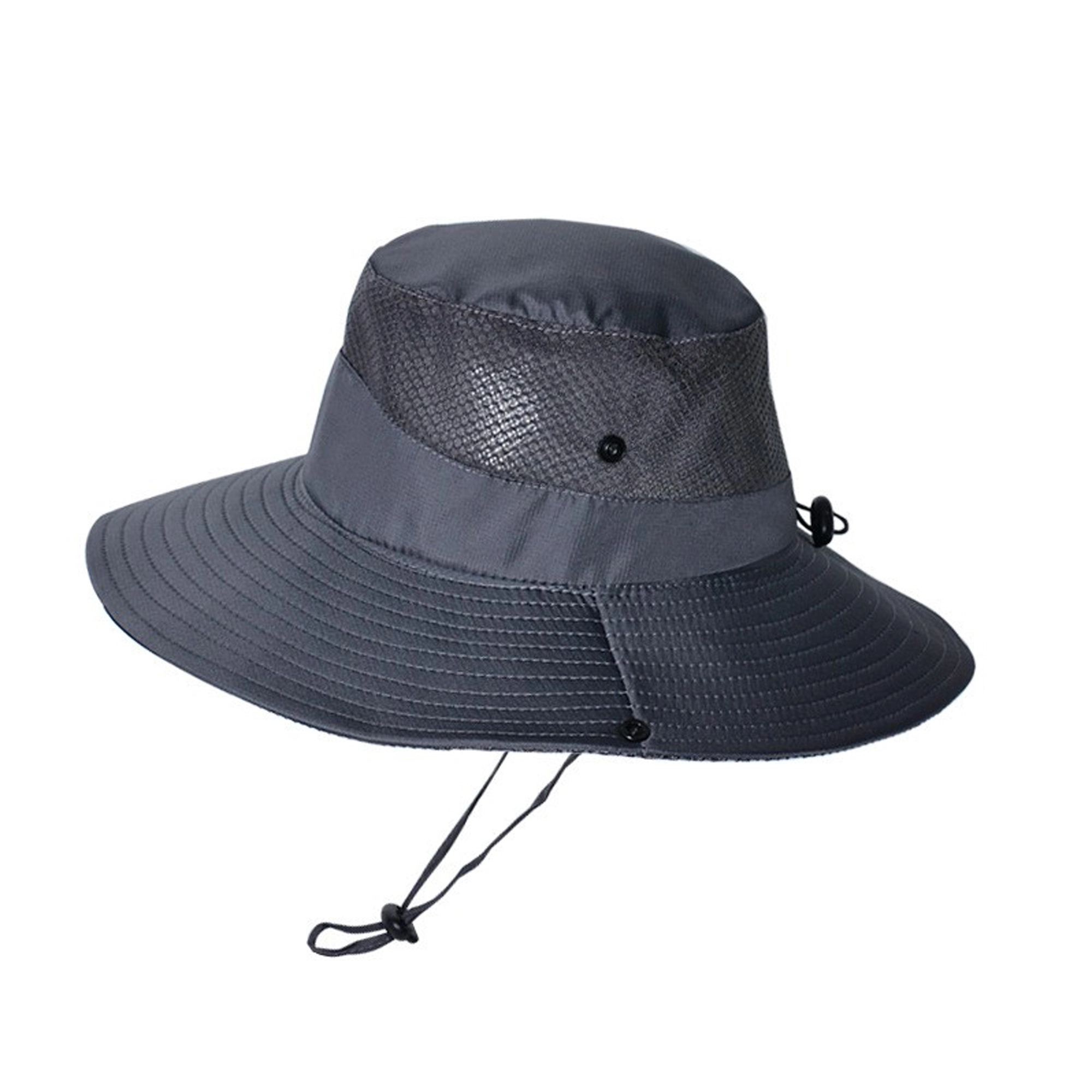 Foldable Bucket Fishing Hat w/ Meah 4