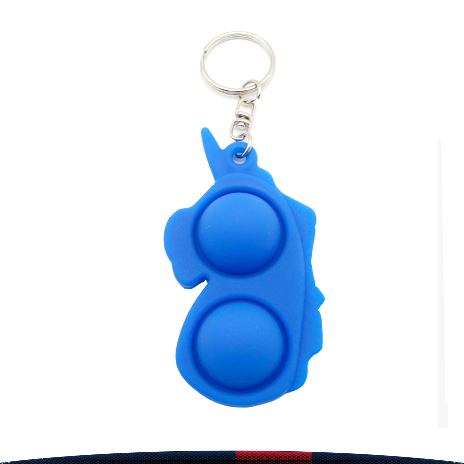 Unicorn Push Pop Bubble Keychain 3