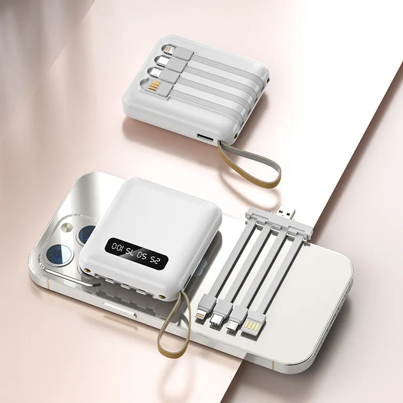 10000 mAh Mini Power Bank with Multi Tips 1