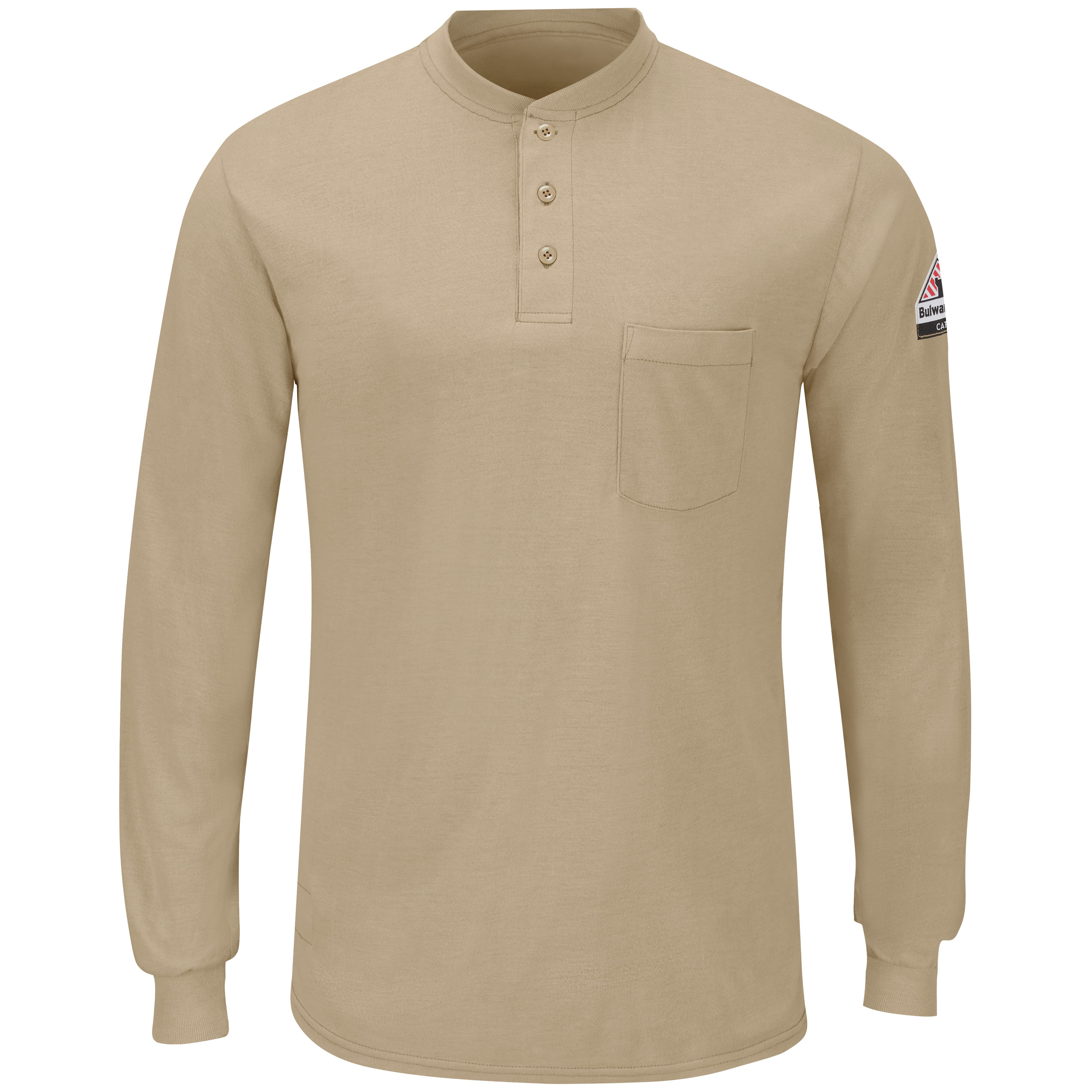 Bulwark® Men's Long Sleeve Lightweight Henley Shirt 2