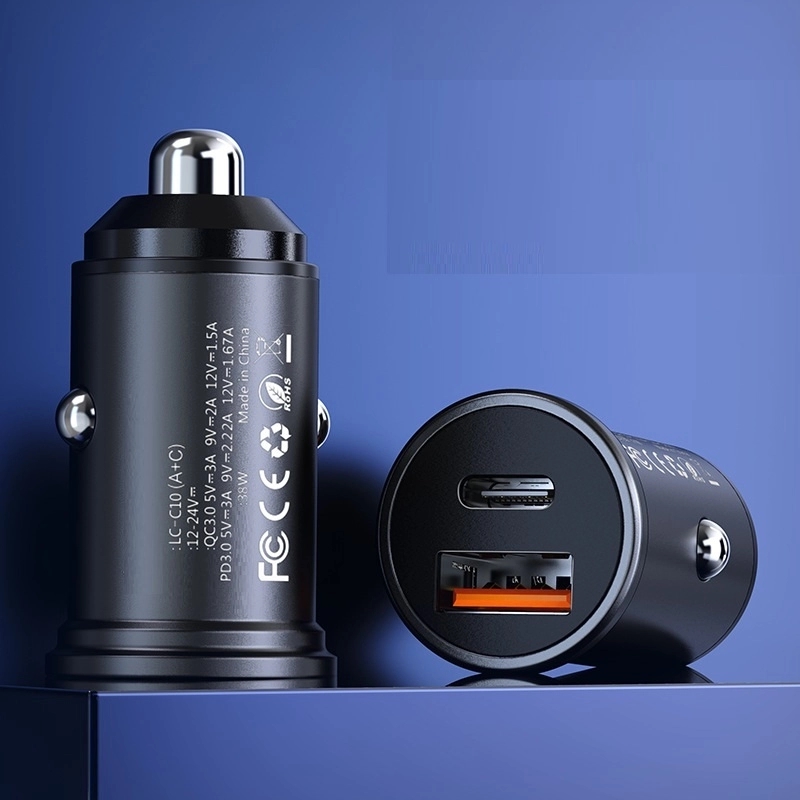 QC 3.0 Super Fast USB-C 18W+20W PD Car Charger 2