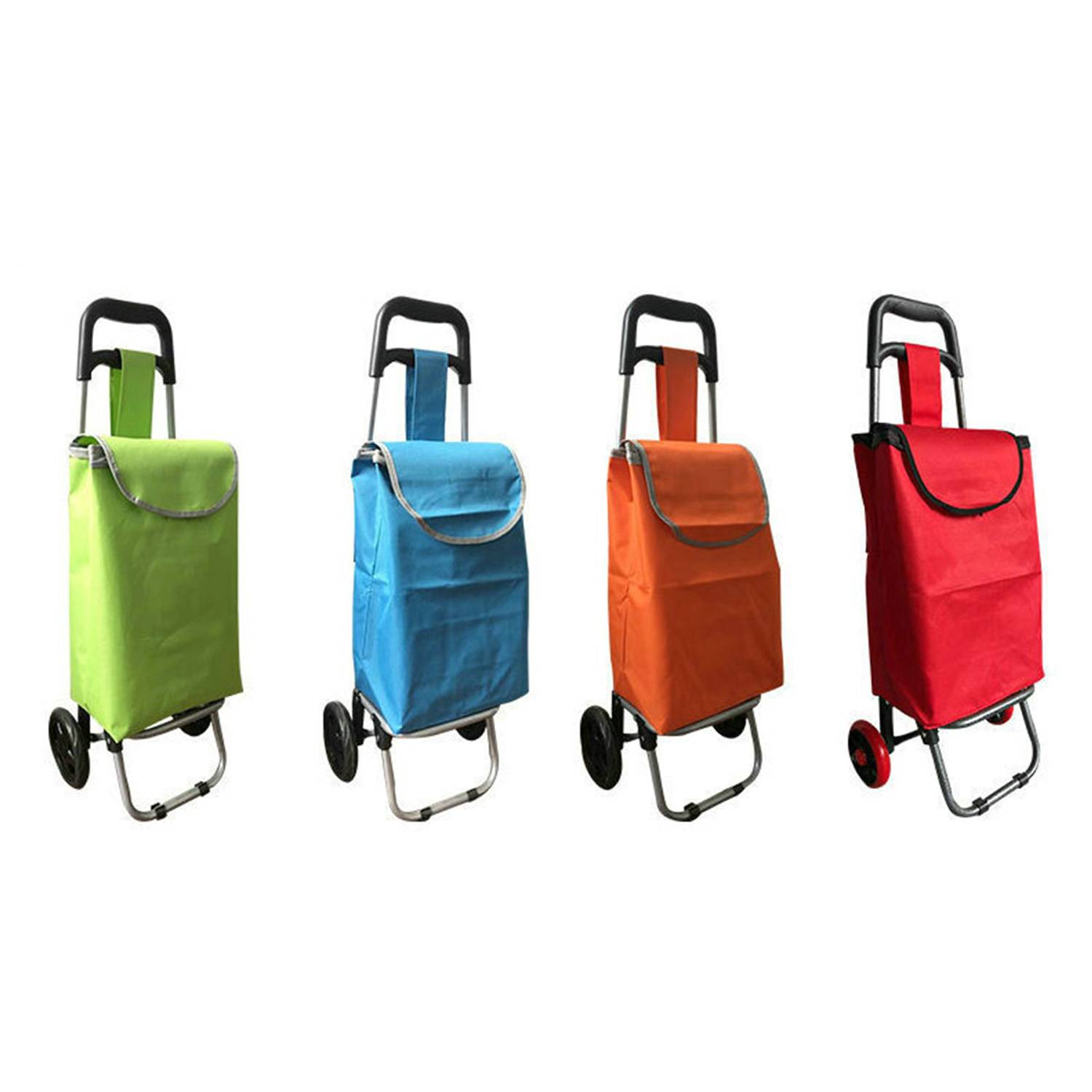 Foldable Shopping Cart For Groceries With Wheels And Bag 4