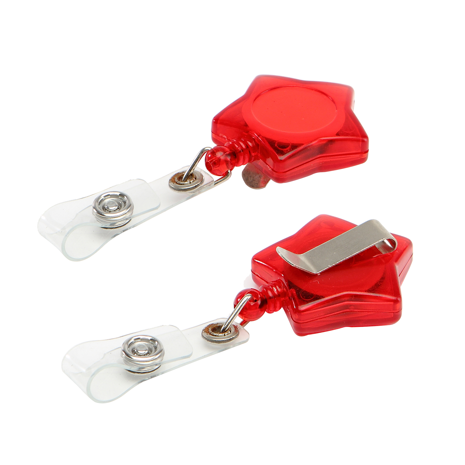 Retractable Star Shape Badge Reel 8