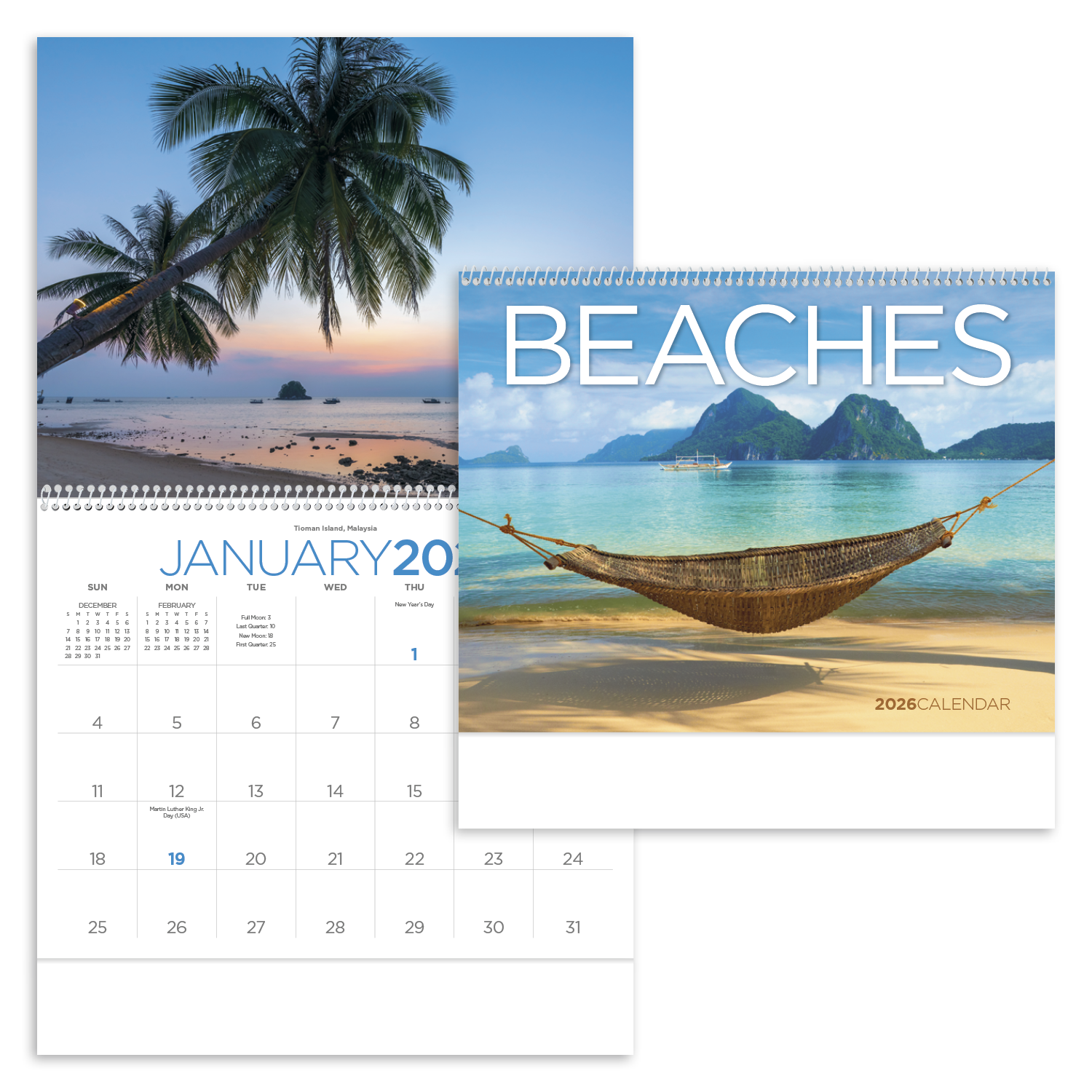 Triumph® Calendars Beaches Calendar 32