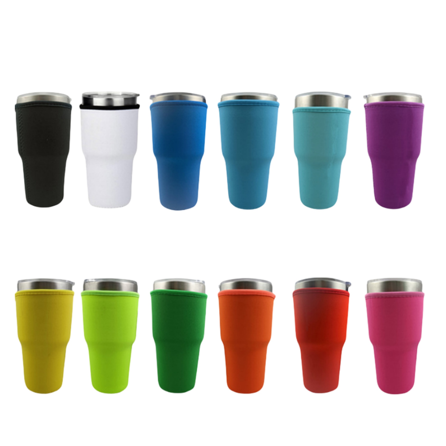 Neoprene Insulated Sleeves Cup Holder with Handle 3