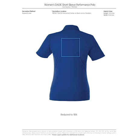 Women's DADE Short Sleeve Polo 663