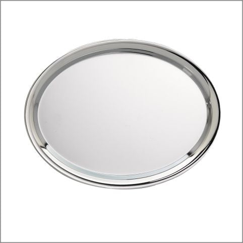 Oval Nickel Plated Tray 2
