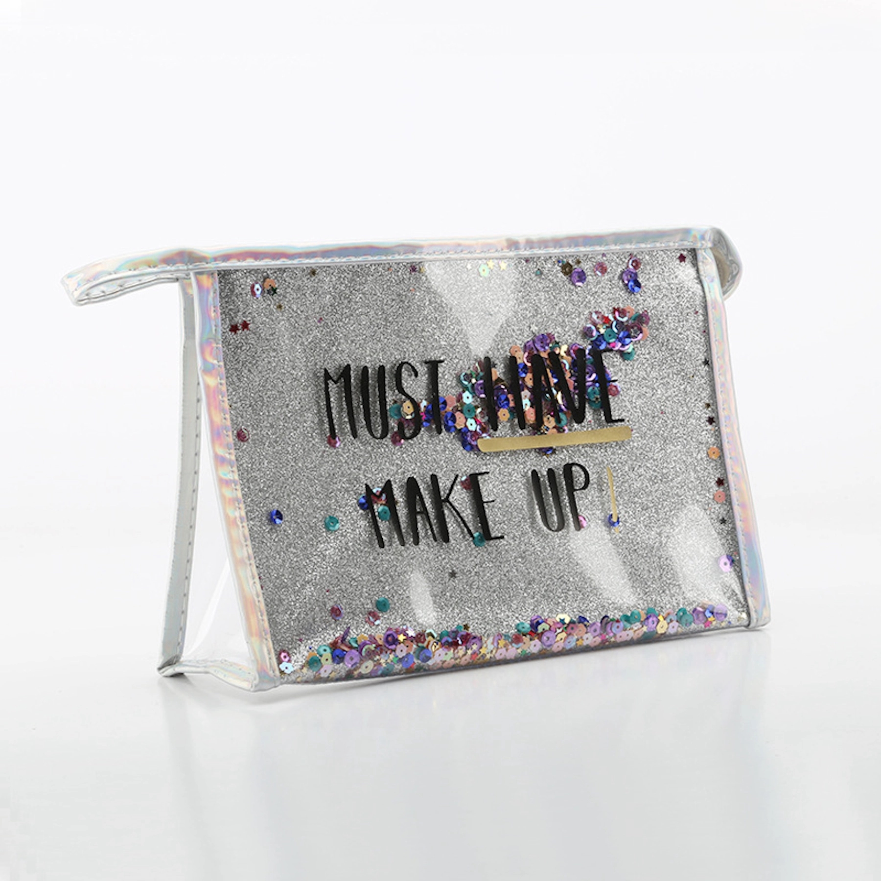 Fashion Creative Sequin Glitter Toiletry Pouch Cosmetic Bag 6