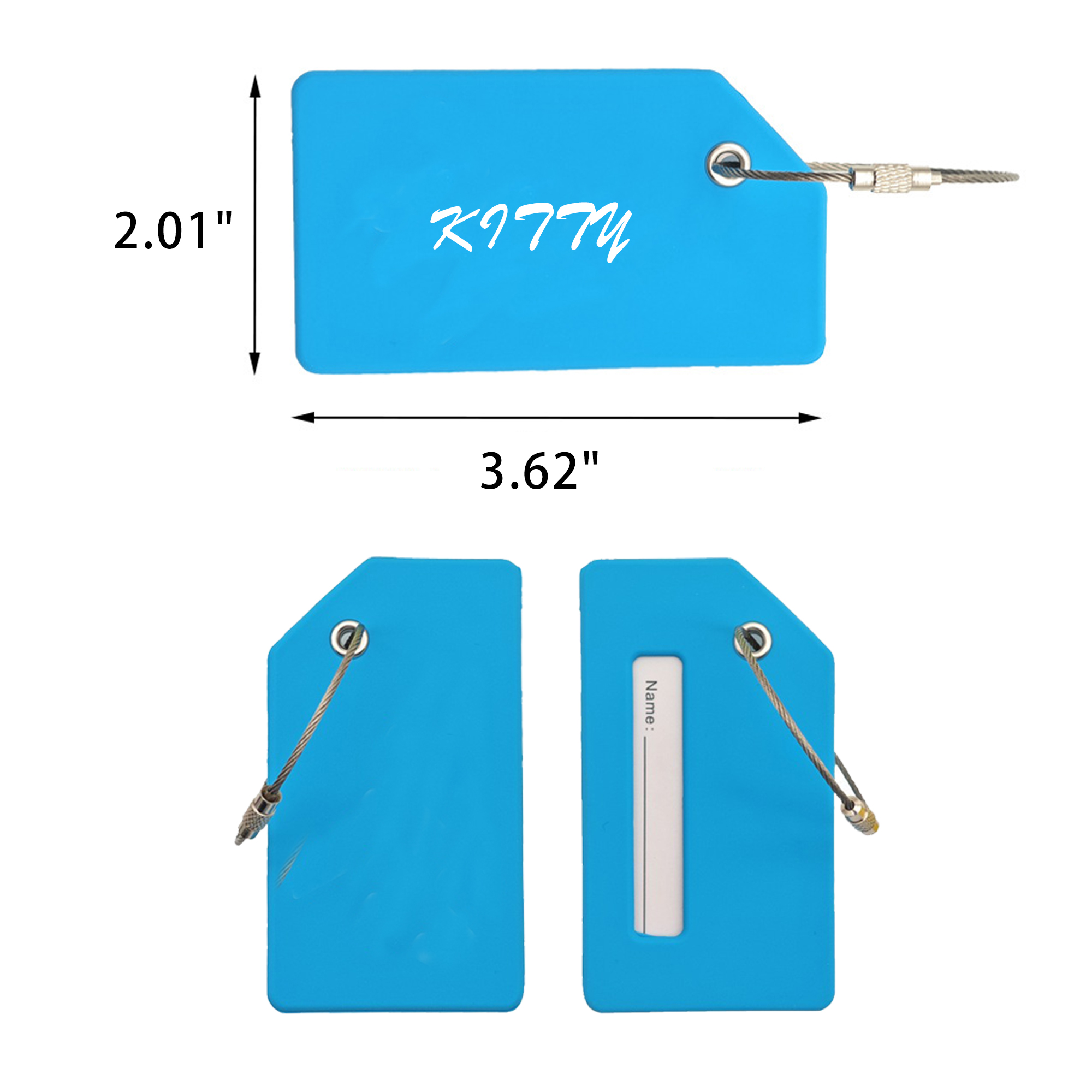 Silicone Luggage Tag 5
