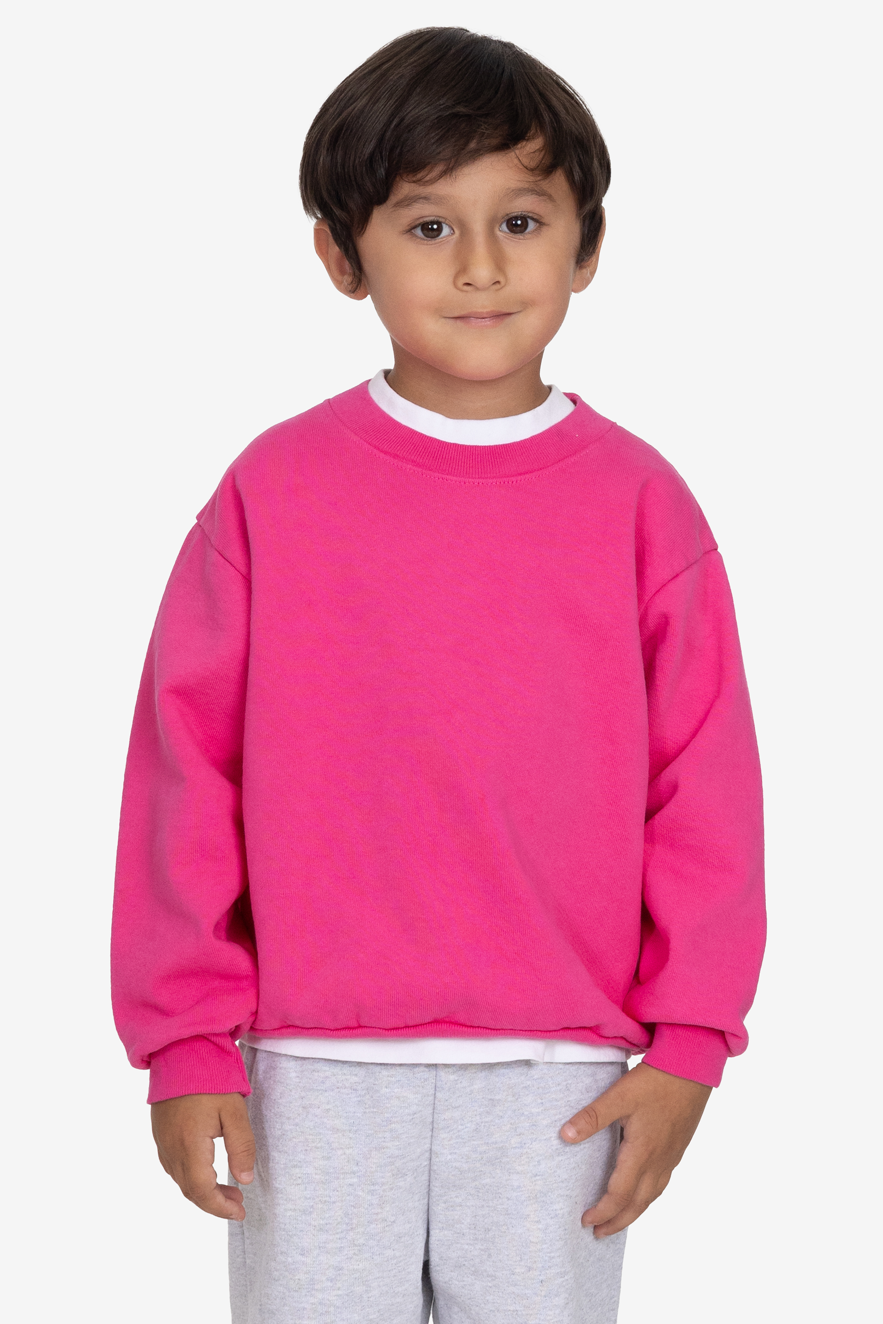LS HVY FLEECE PO CREW 14 OZ 23