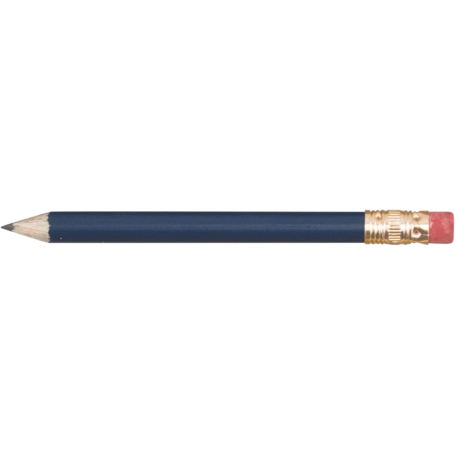 Round Wooden Golf Pencil With Eraser 12