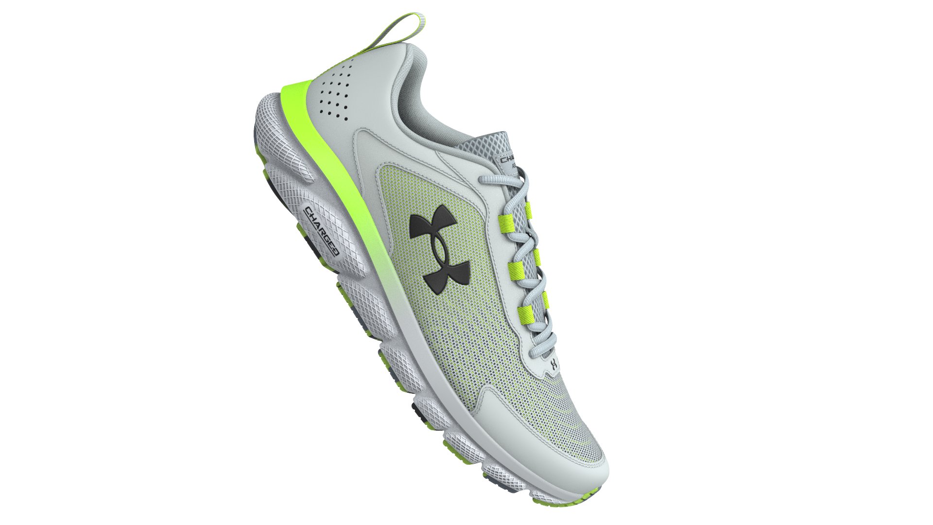 UA Charged Assert 9 Marble Men's Running Shoes 5