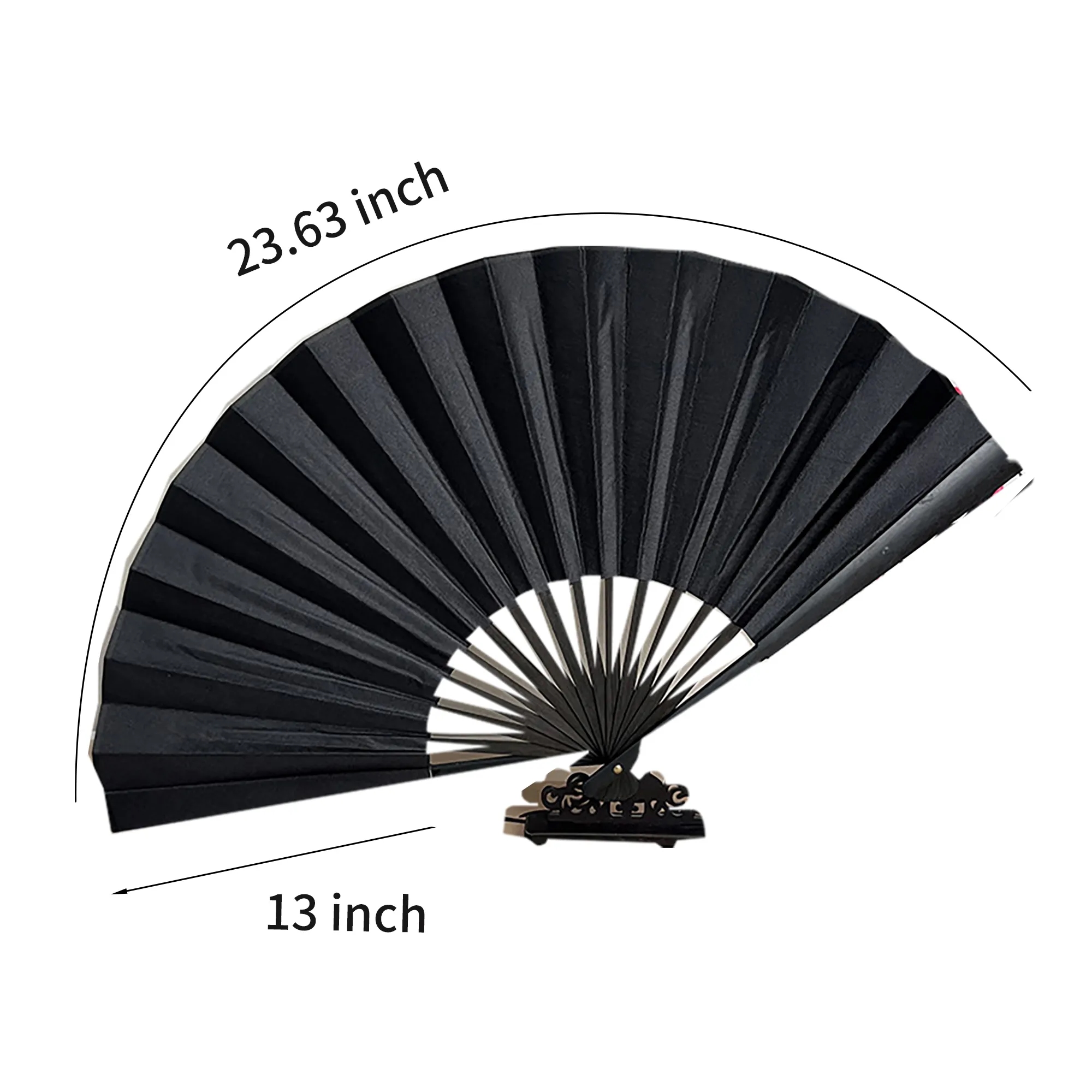 Bamboo Silk Fan 6