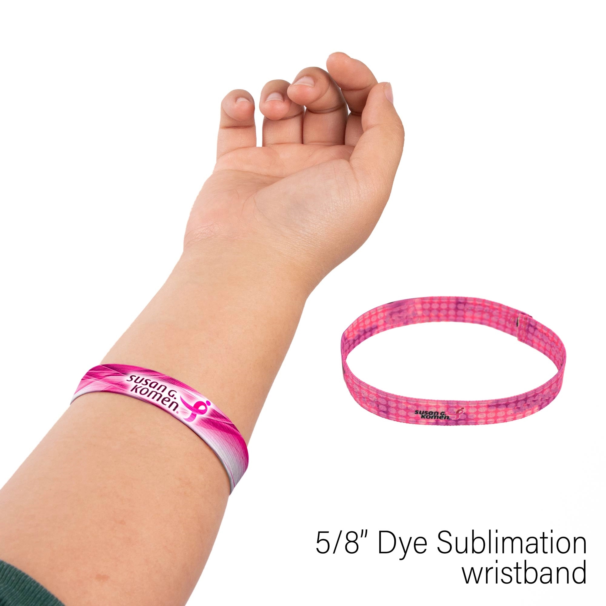 5/8" Wide Elastic Wrist Band