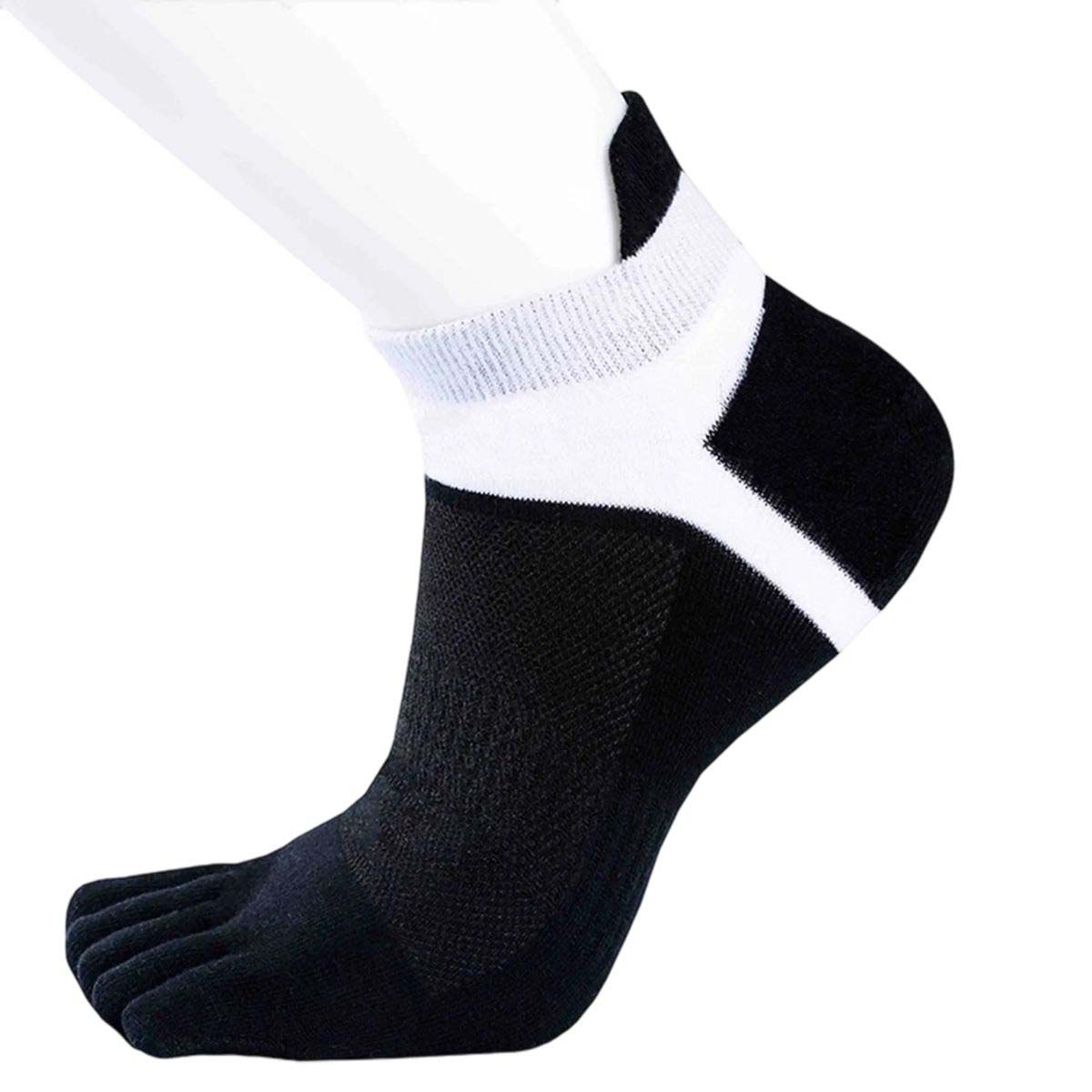 Durable Five Toe Socks with Reinforced Heel 2