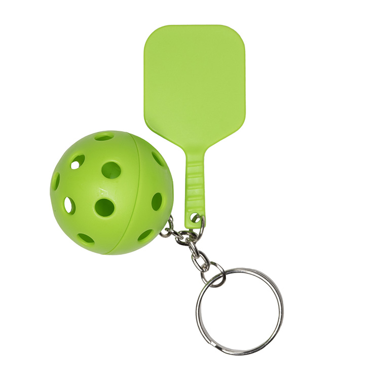 "PICKLE PADDLE" Pickle Ball Keychain 26