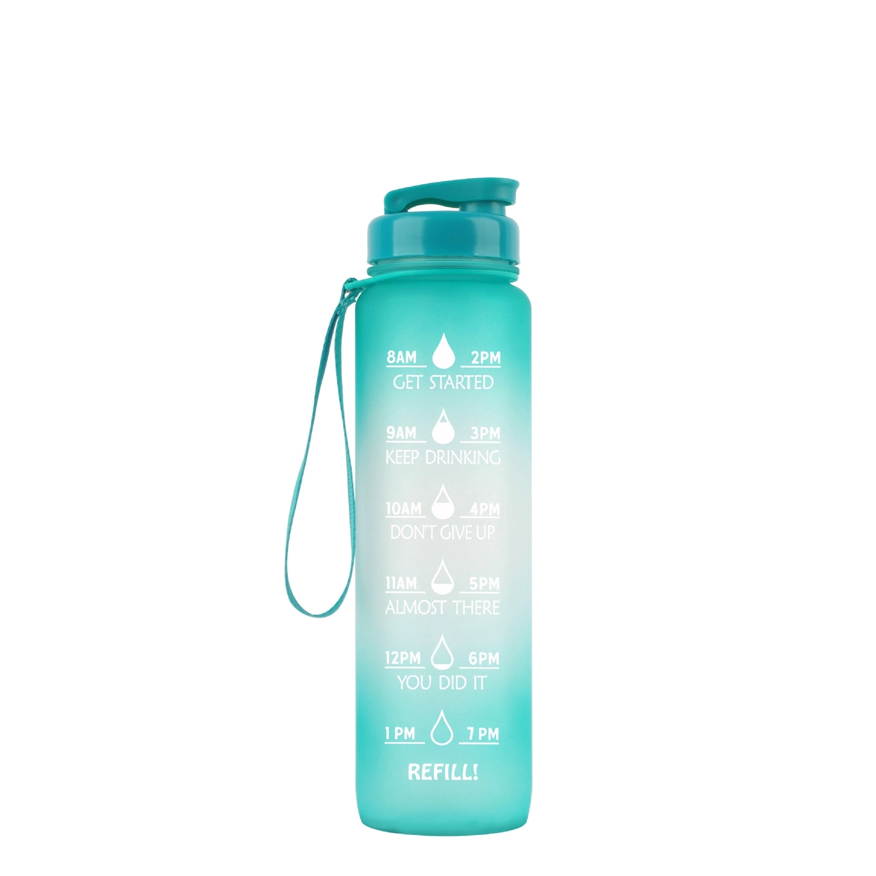 32 Oz Motivational Water Bottle With Time Marker 8
