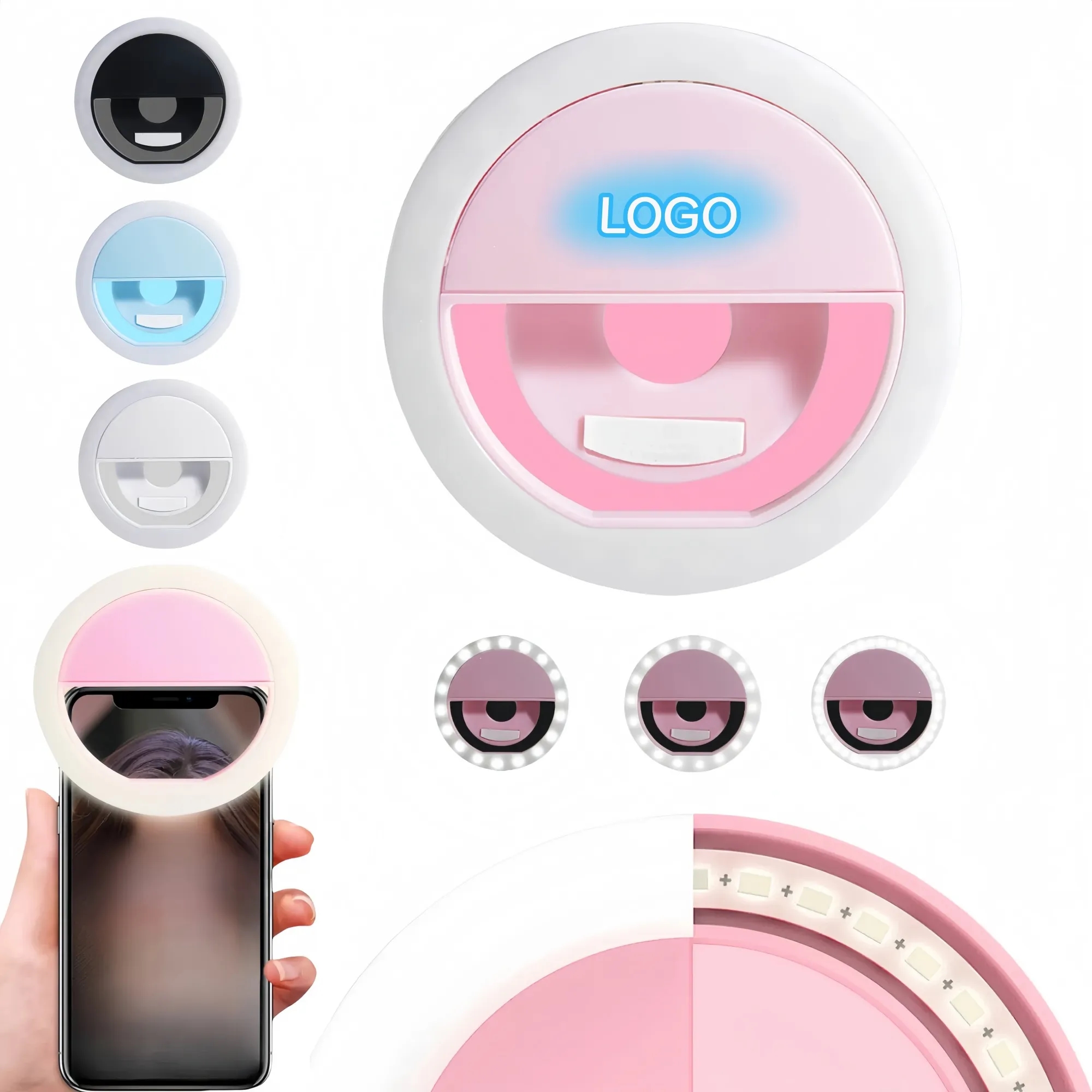 Portable Rechargeable Ring Selfie Fill Light 3