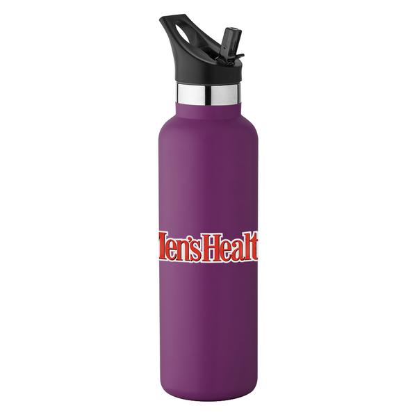 20 oz Basecamp Mesa Tundra Bottle with Screw Top and Flip-Top Straw Lid 64