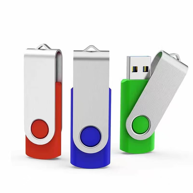 Custom Logo 4GB Metal Swivel Drives 1