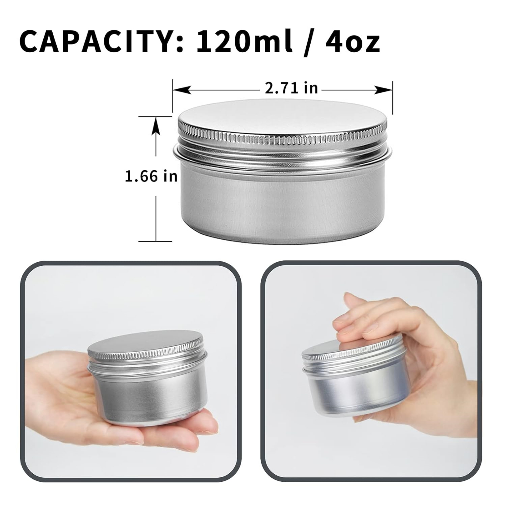 4 Ounce Aluminum Tin 2