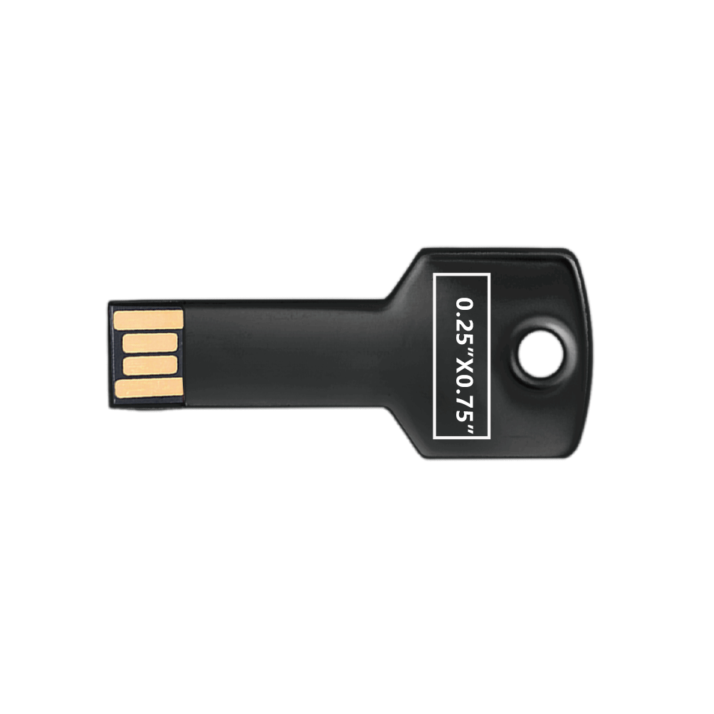Berwyn Key Shape USB Flash Drive Simports