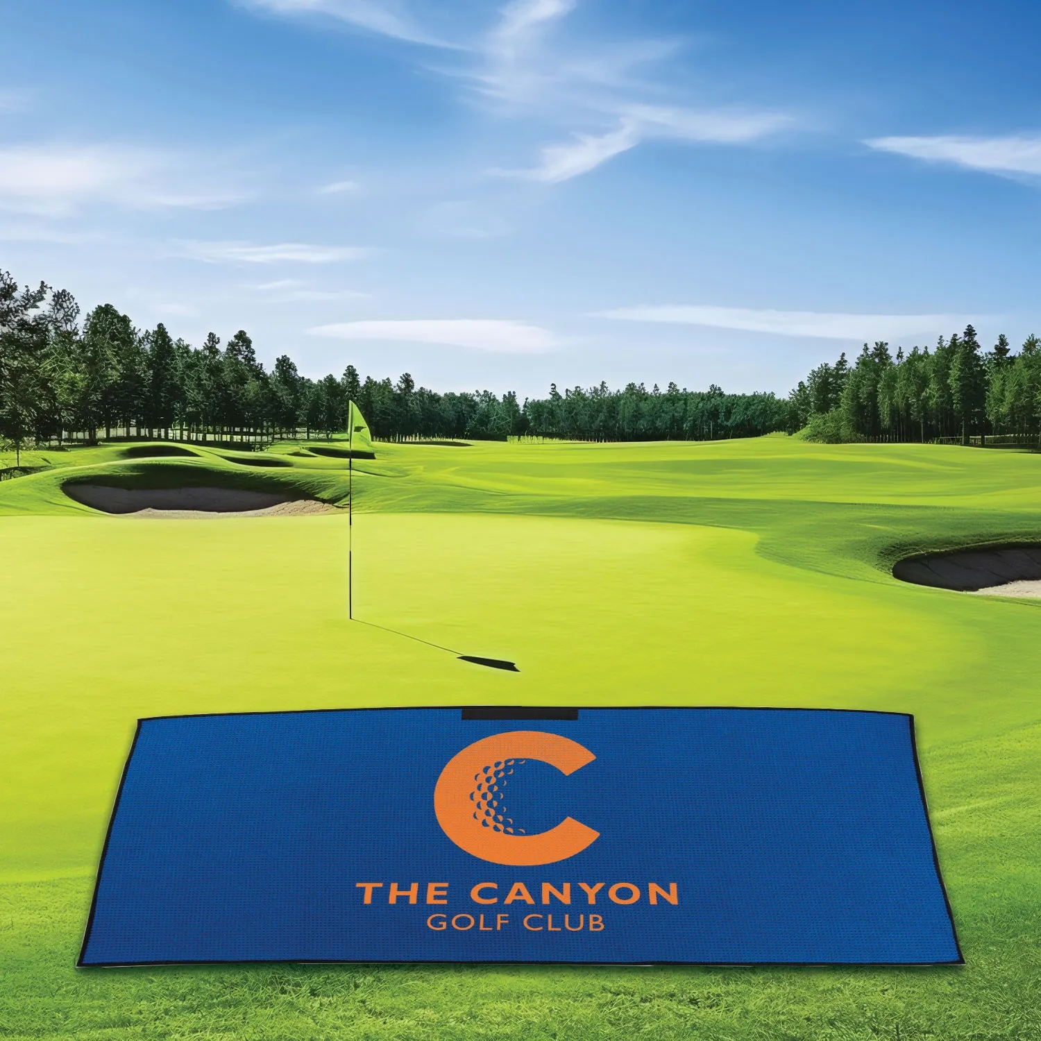 MaxxColor Waffle Golf Towel (17" x 40") 5