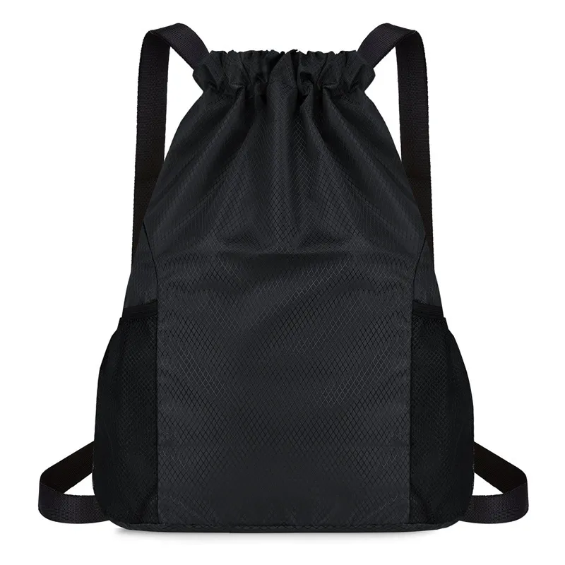 Wide Shoulder Strap String Backpacks 12