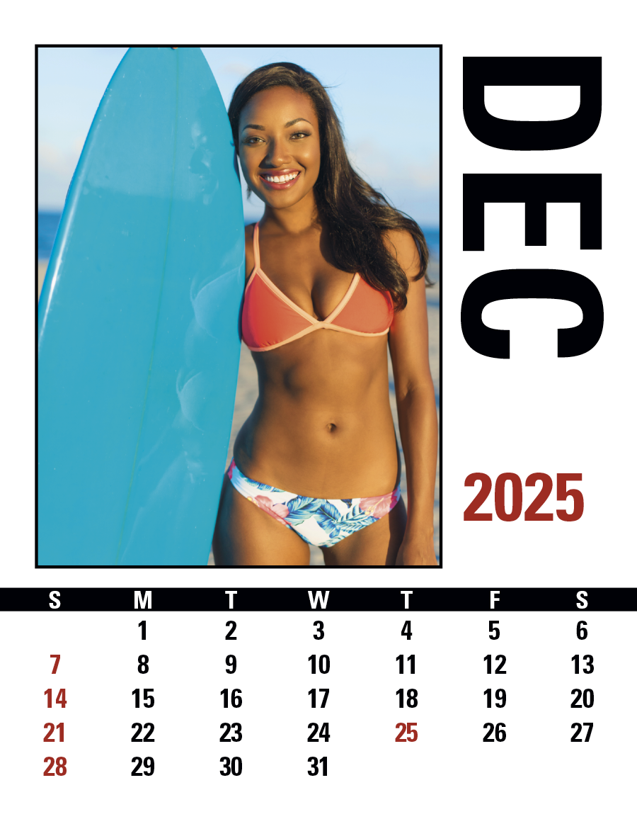 Triumph® Calendars Press-N-Stick Full-Color Header Sunshine Girls Calendar 15
