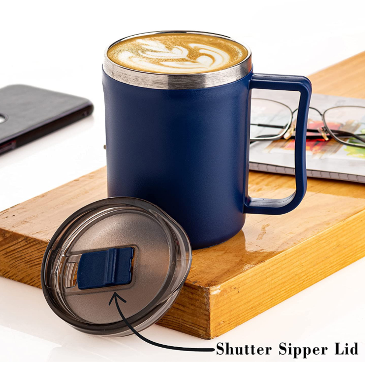 16oz Double Walled Insulated Travel Mug 1