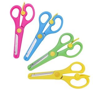 Small Scissors with Ruler Blade And Ergonomic Handle 21