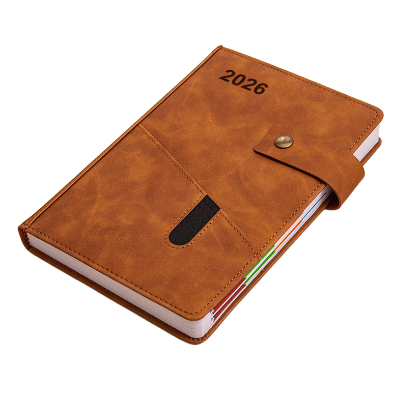 2026 A5 Daily Planner Notebook with Pocket PU Schedule Book Calendar 7