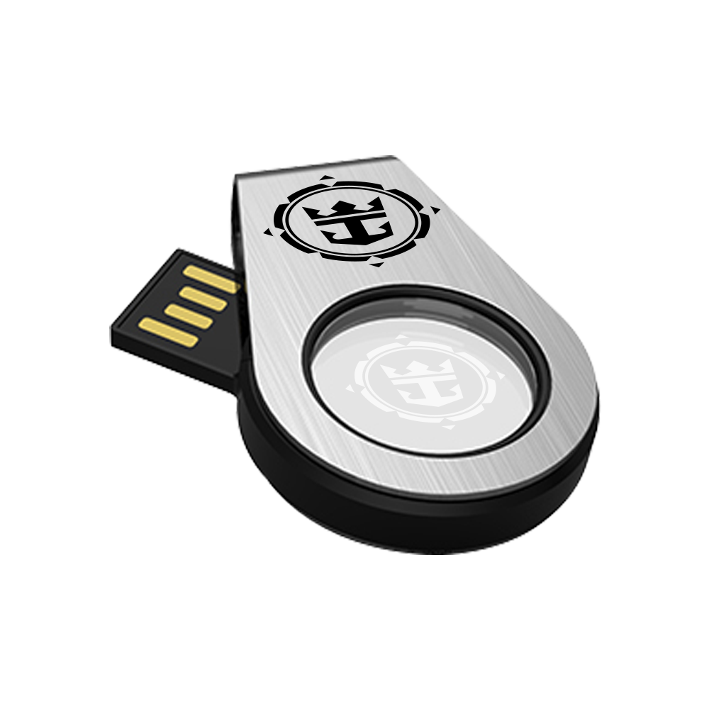 Kangley Light Up 360 degrees Rotating Acrylic USB 7