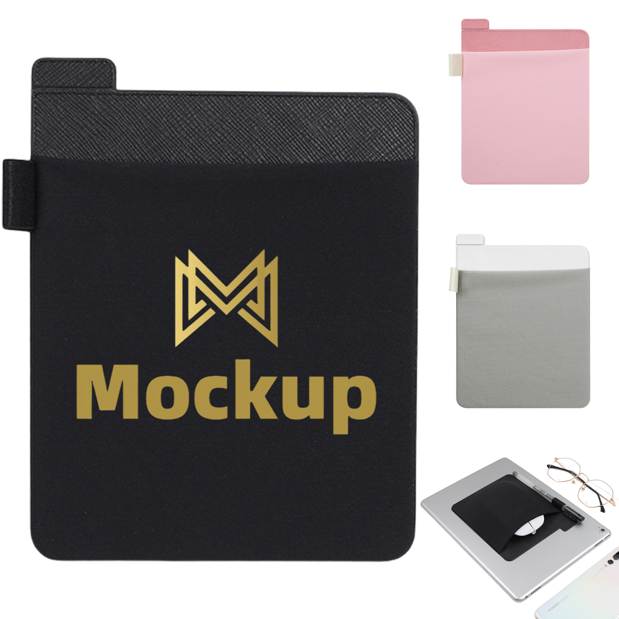 Mouse Storage Adhesive Laptop Pouch 4