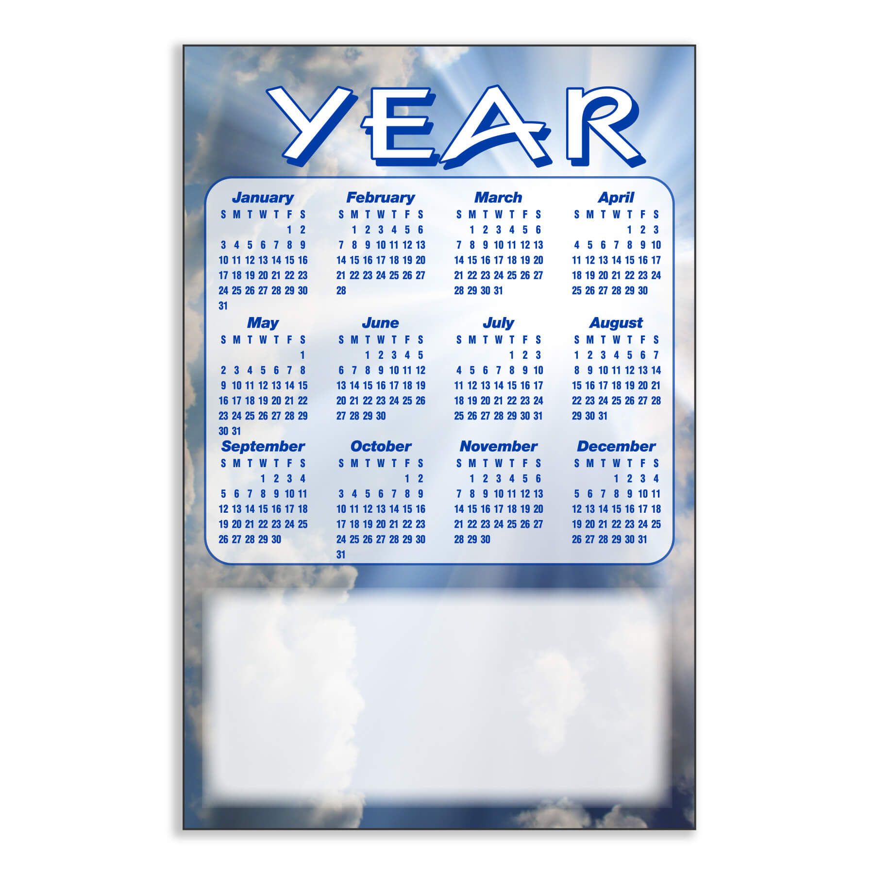 XL Magnetic Calendars 5