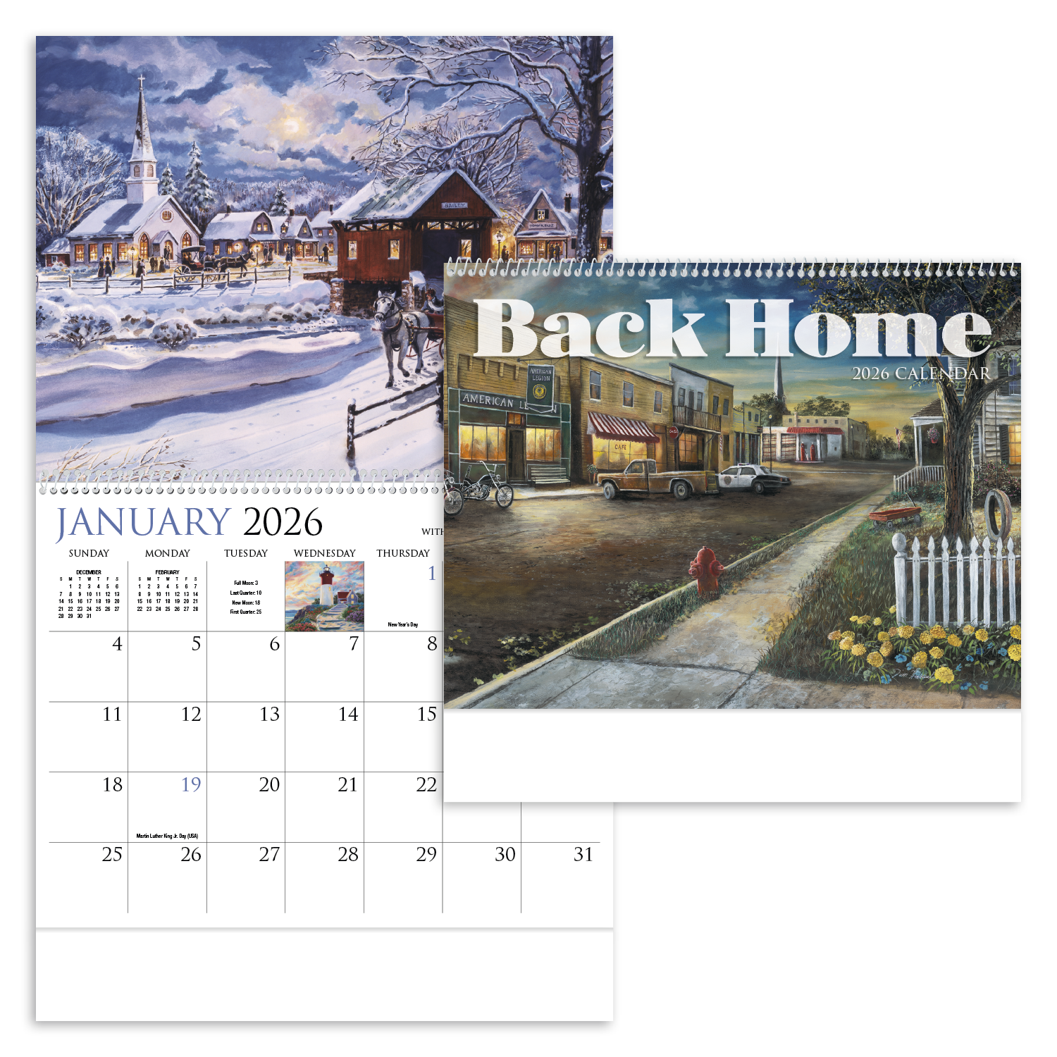 HotLine® Products Back Home Appointment Calendar - Spiral 4