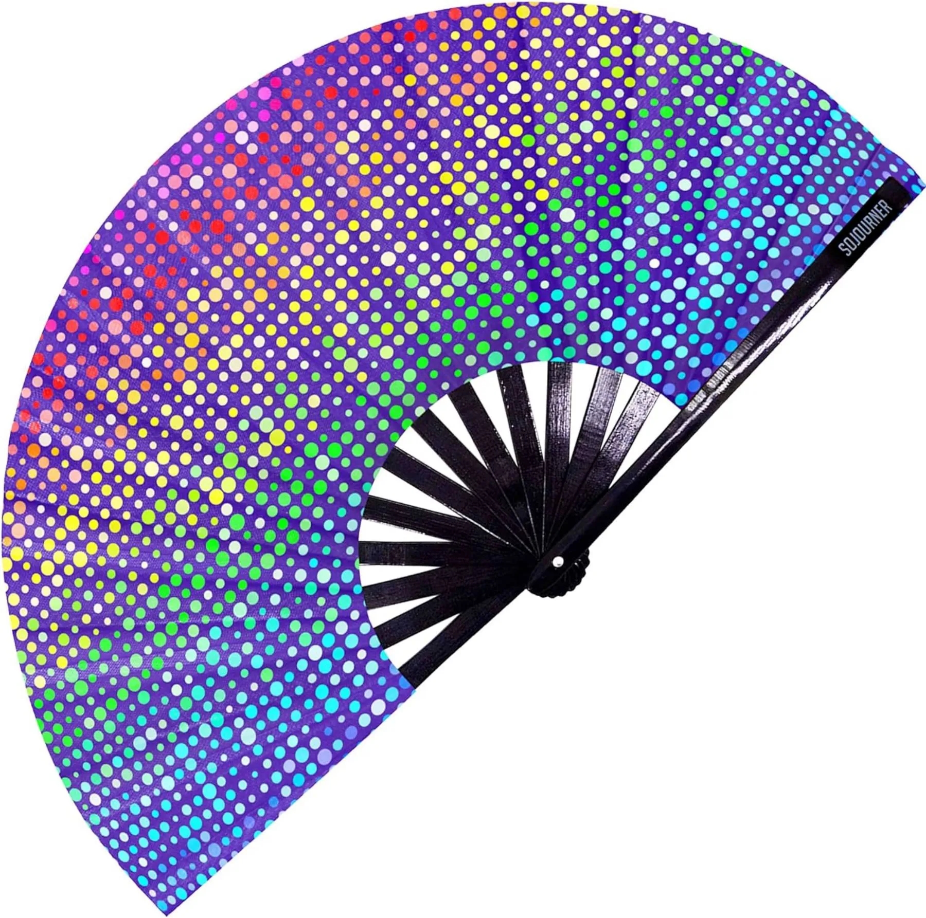 Holiday party rainbow fan 8